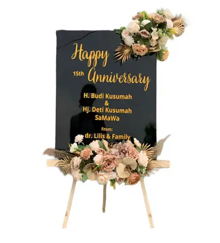 Papan Bunga Akrilik Selotapak