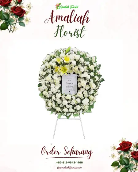 Krans Bunga Duka Selotapak