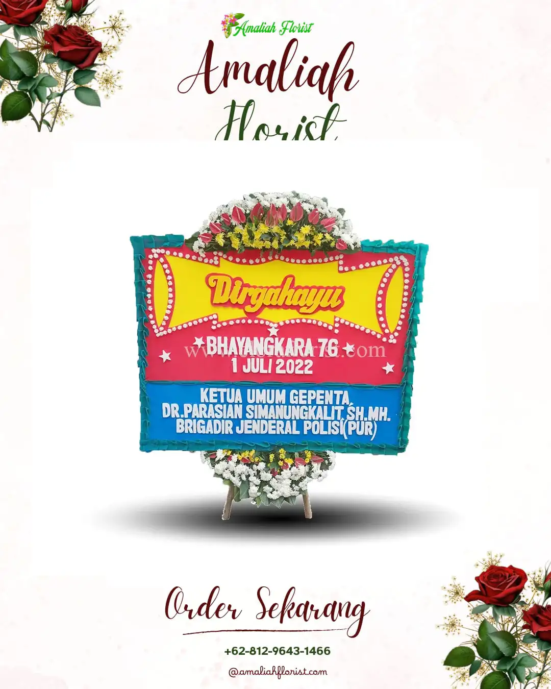 Papan Bunga HUT Ulang Tahun Selotapak